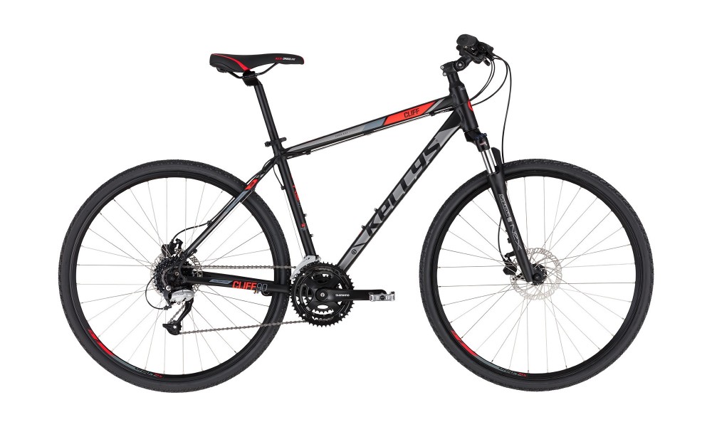 Rower crossowy Kellys Cliff 90 - szary-czarny