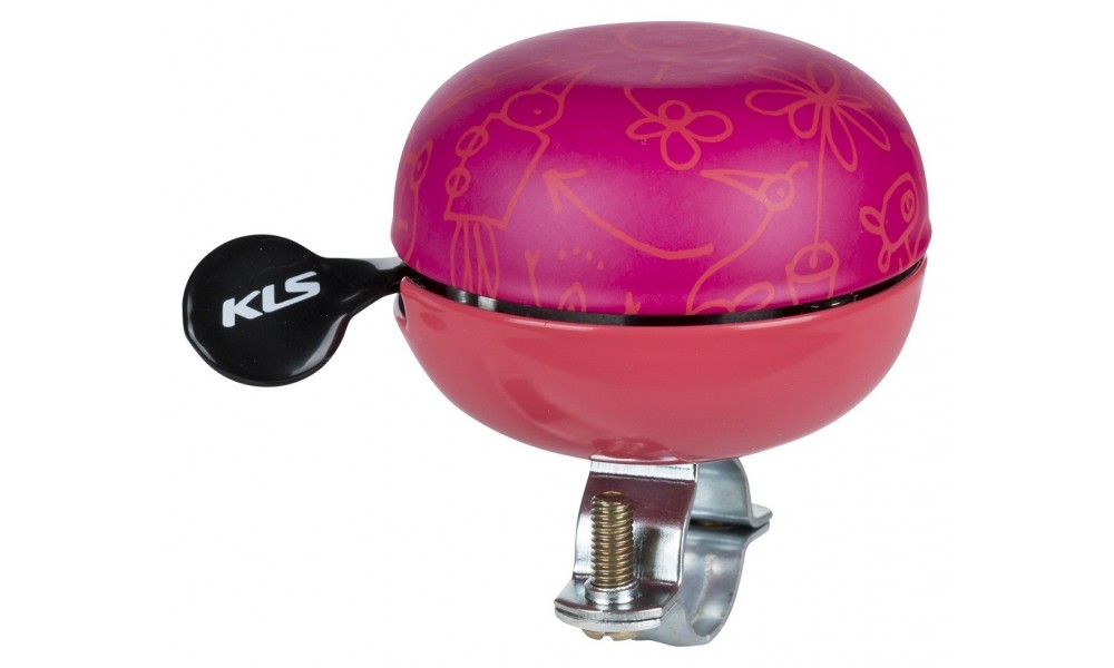 Dzwonek KLS Bell 60 Doodles - różowy