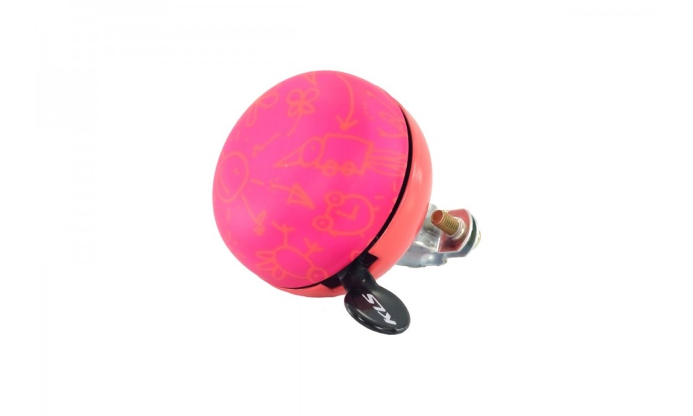 Dzwonek KLS Bell 60 Doodles - różowy