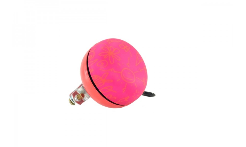 Dzwonek KLS Bell 60 Doodles - różowy