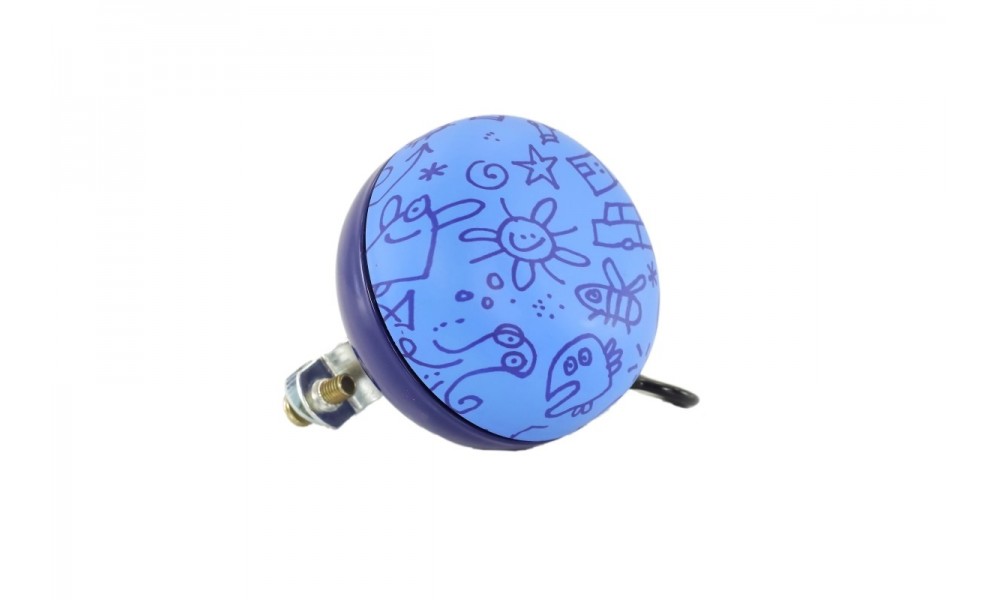 Dzwonek KLS Bell 60 Doodles - niebieski