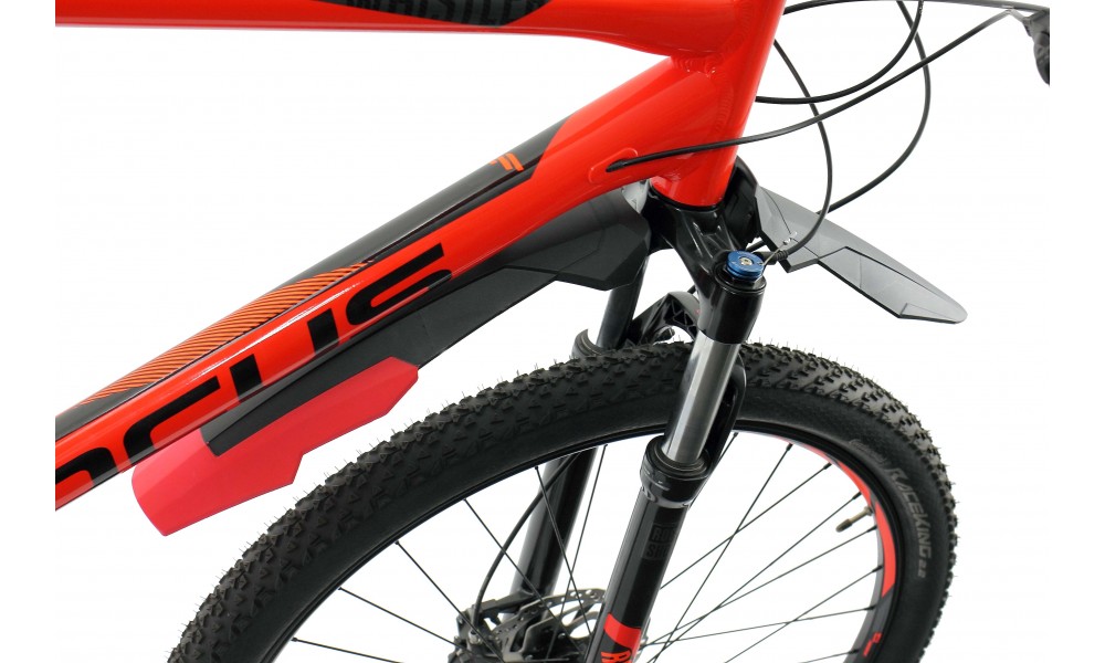 Błotnik Simpla ADHD SDL Long kpl. 27,5-29" - czarny-czerwony