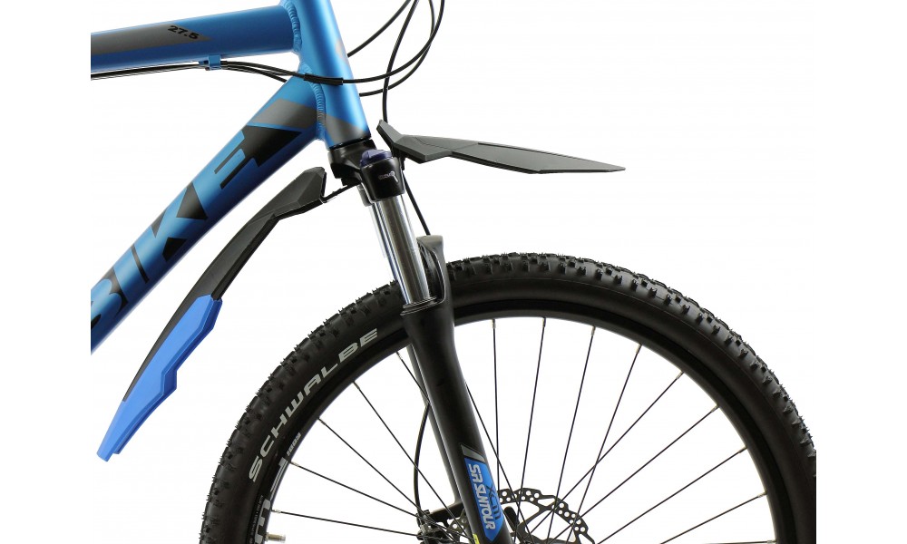 Błotnik Simpla ADHD SDL Long kpl. 27,5-29" - czarny-niebieski