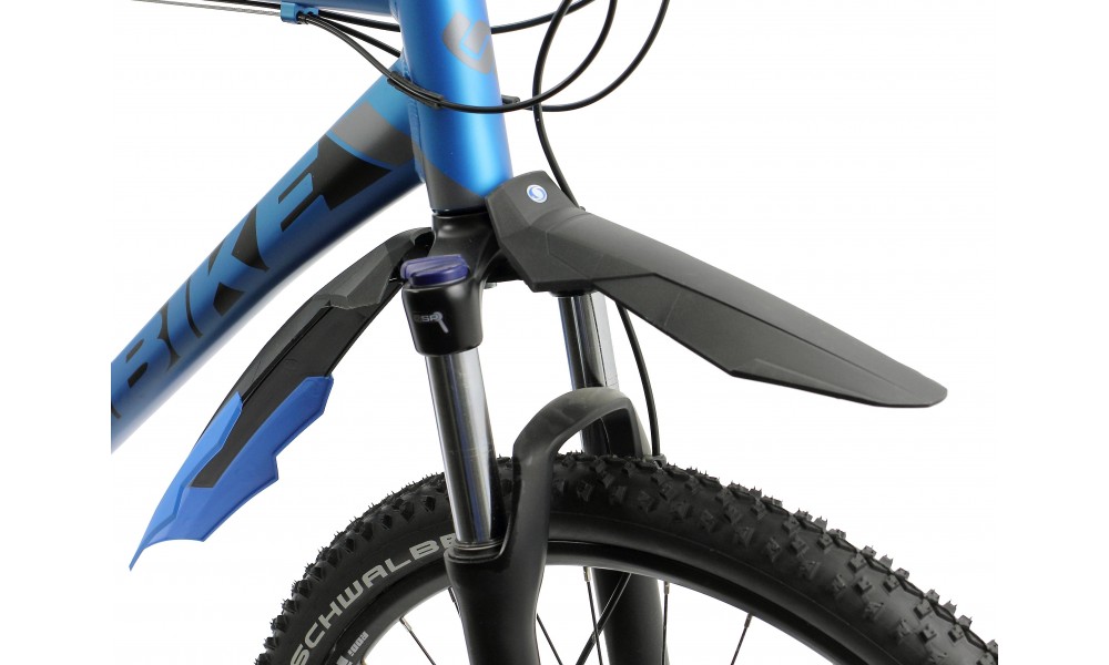 Błotnik Simpla ADHD SDL Long kpl. 27,5-29" - czarny-niebieski