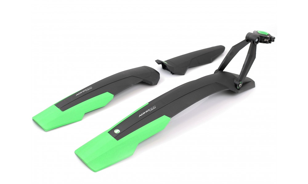 Błotnik Simpla ADHD SDL Long kpl. 27,5-29" - czarny-zielony