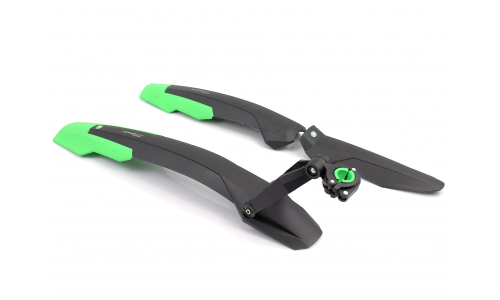 Błotnik Simpla ADHD SDL Long kpl. 27,5-29" - czarny-zielony