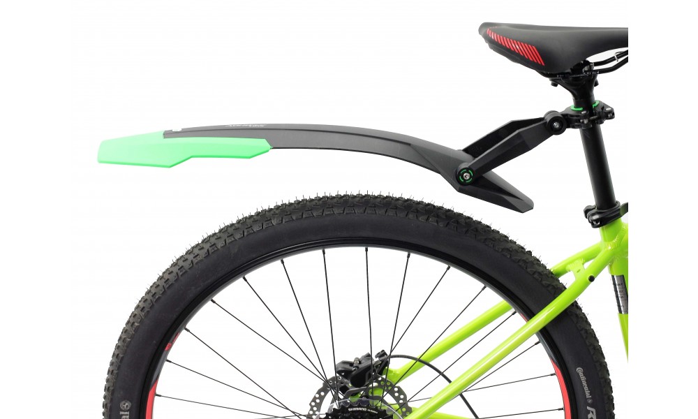 Błotnik Simpla ADHD SDL Long kpl. 27,5-29" - czarny-zielony