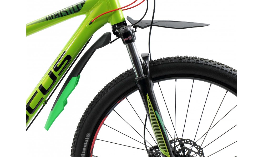 Błotnik Simpla ADHD SDL Long kpl. 27,5-29" - czarny-zielony