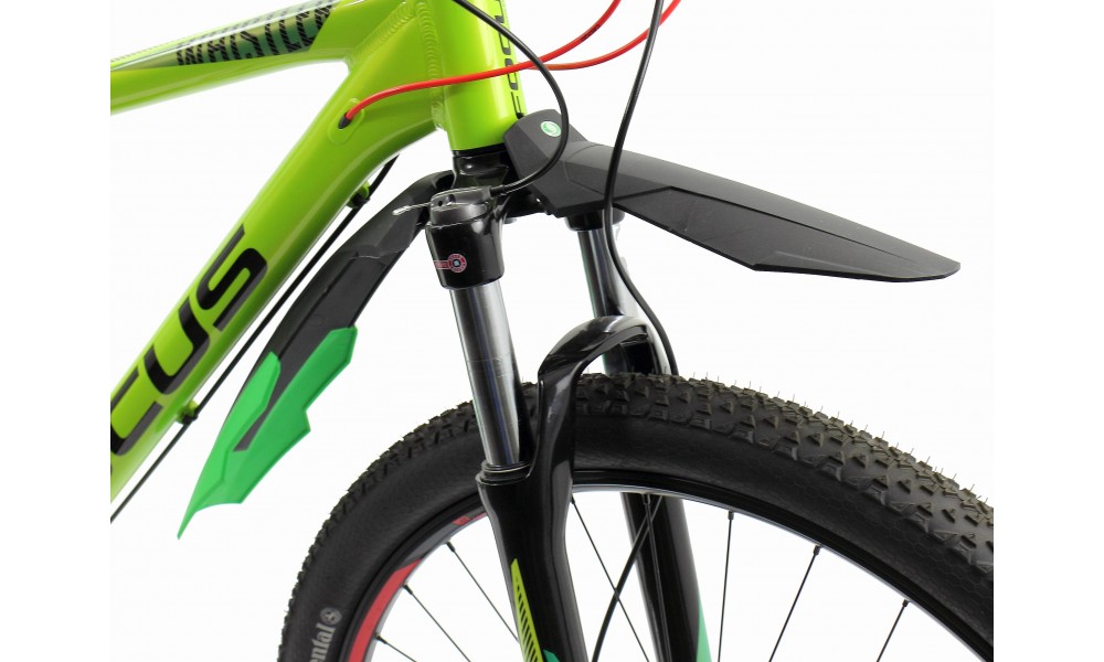 Błotnik Simpla ADHD SDL Long kpl. 27,5-29" - czarny-zielony