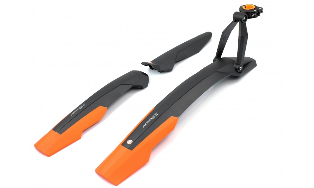 Błotnik Simpla ADHD SDL Long kpl. 27,5-29" - czarny-pomarańczowy