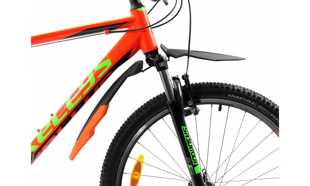 Błotnik Simpla ADHD SDL Long kpl. 27,5-29" - czarny-pomarańczowy