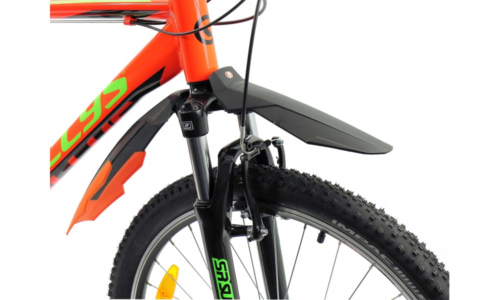 Błotnik Simpla ADHD SDL Long kpl. 27,5-29" - czarny-pomarańczowy