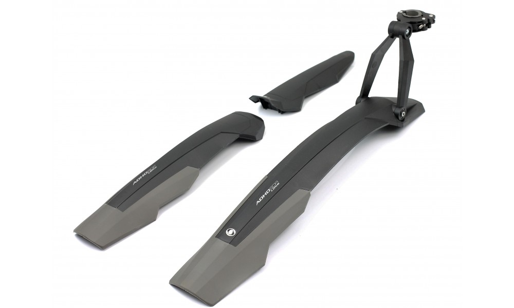 Błotnik Simpla ADHD SDL Long kpl. 27,5-29" - czarny-szary