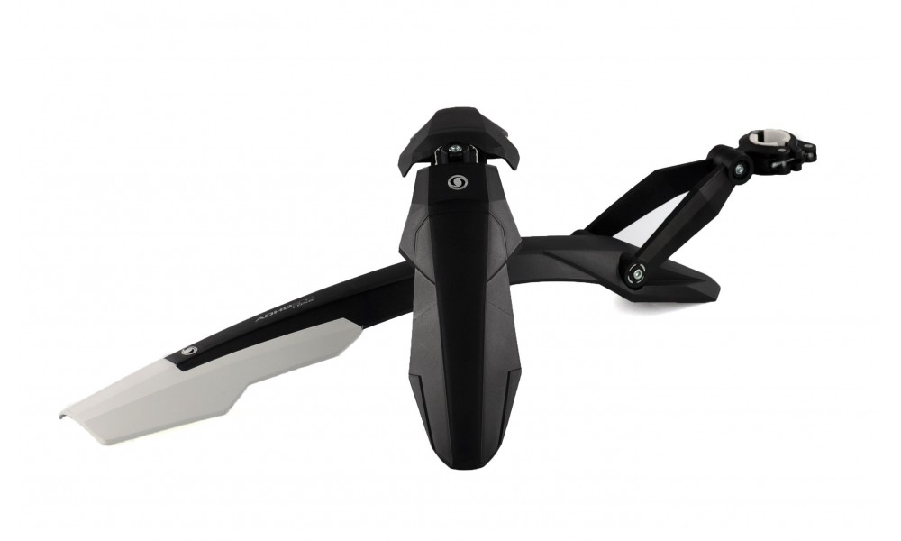 Błotnik Simpla ADHD SDL Long kpl. 27,5-29" - czarny-biały