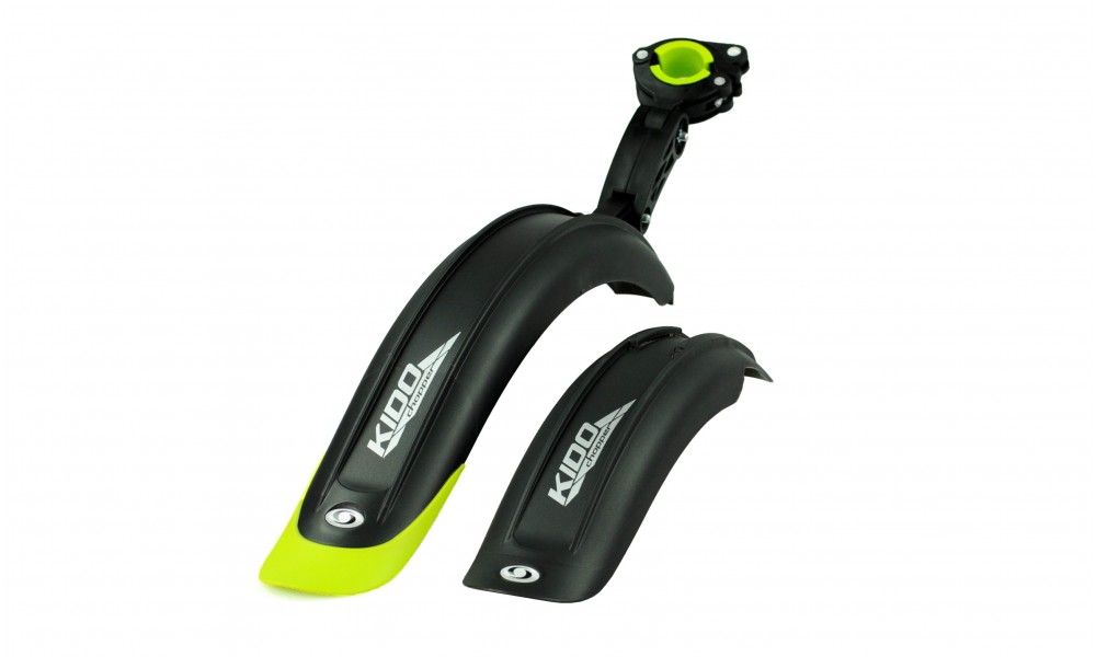 Błotnik Simpla KIDO 20 PRO kpl. - czarny-limonkowy