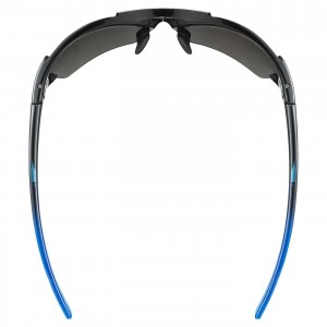 Okulary Uvex Blaze III - czarno-niebieski 2