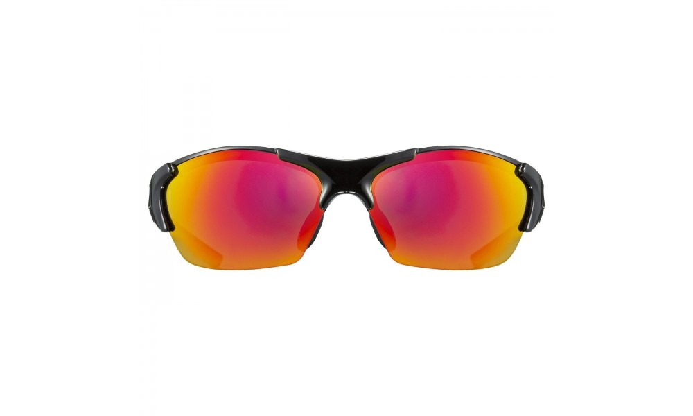 Okulary Uvex Blaze III - czarno-czerwony