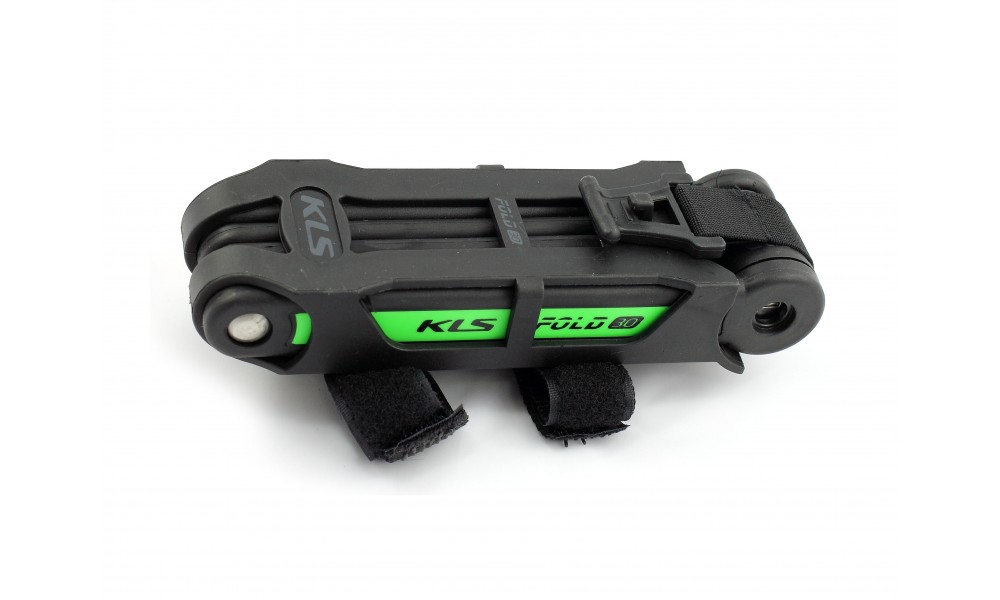 Zamek rowerowy KLS Fold 30 - zielony