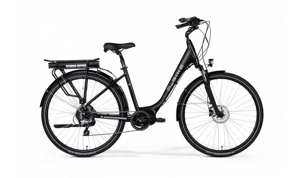 Rower miejski elektryczny M-Bike eCity 828 Lady - czarny