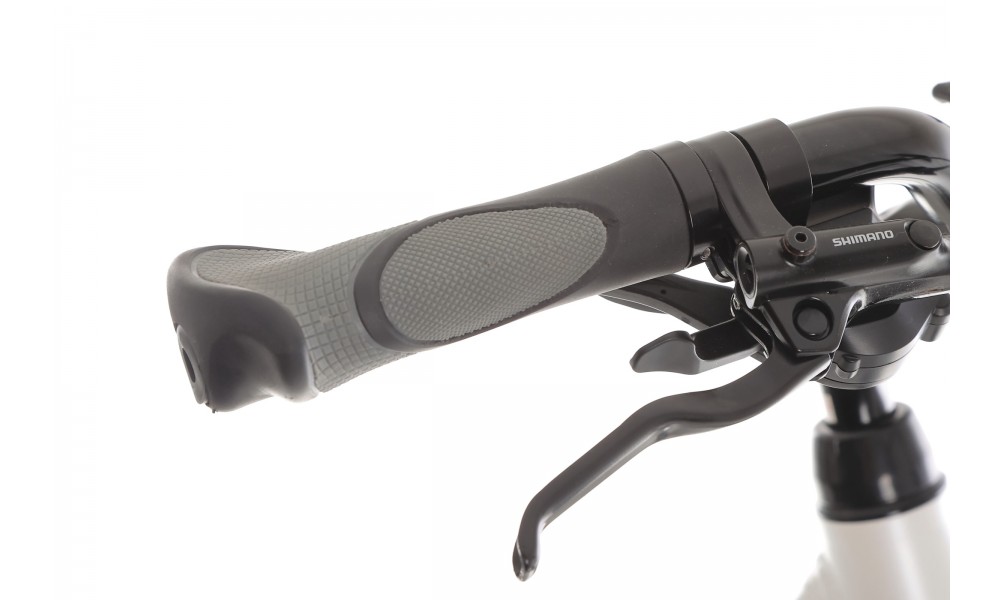 Rower miejski elektryczny M-Bike eCity 828 Lady - biały