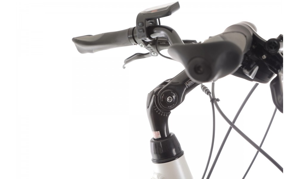 Rower miejski elektryczny M-Bike eCity 828 Lady - biały