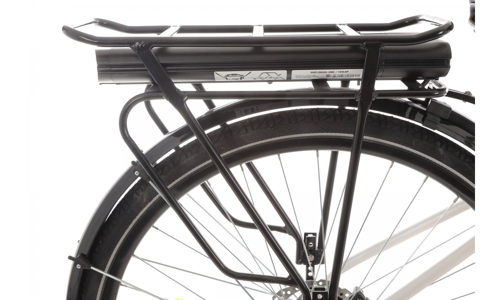 Rower miejski elektryczny M-Bike eCity 828 Lady - biały