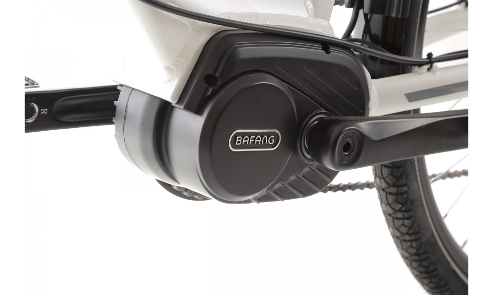 Rower miejski elektryczny M-Bike eCity 828 Lady - biały