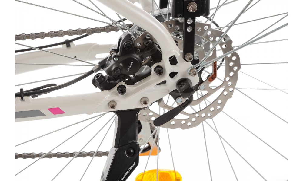 Rower miejski elektryczny M-Bike eCity 828 Lady - biały