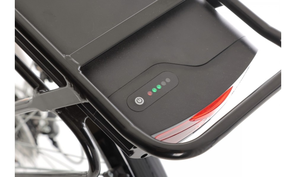 Rower miejski elektryczny M-Bike eCity 828 Lady - biały