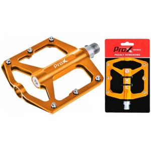 Pedały Prox Stig 25 alu CNC oś Cr-Mo piny - złoty 2