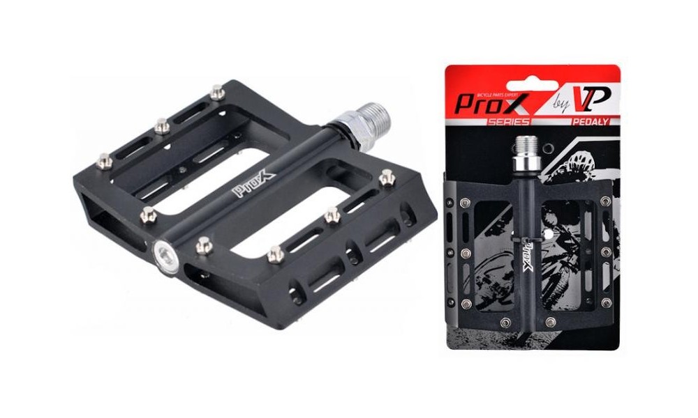 Pedały Prox Stig alu CNC oś Cr-Mo piny - czarny