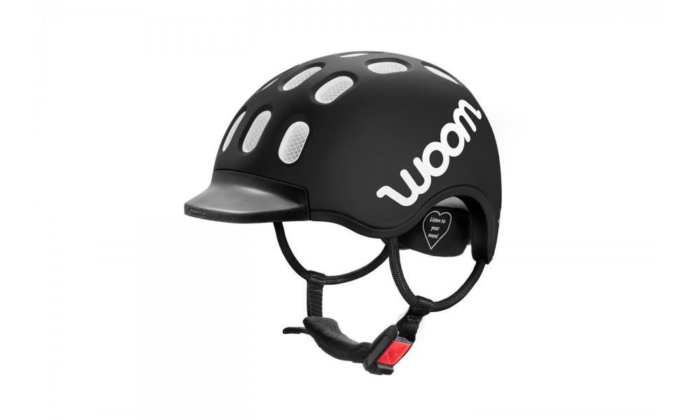 Kask rowerowy Woom Kids - czarny