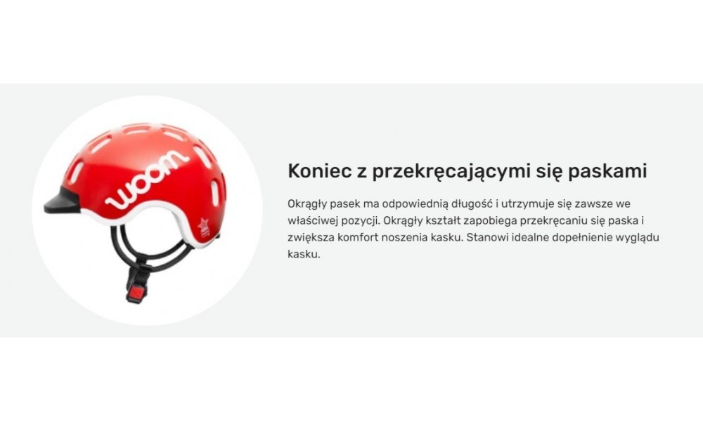 Kask rowerowy Woom Kids - czarny