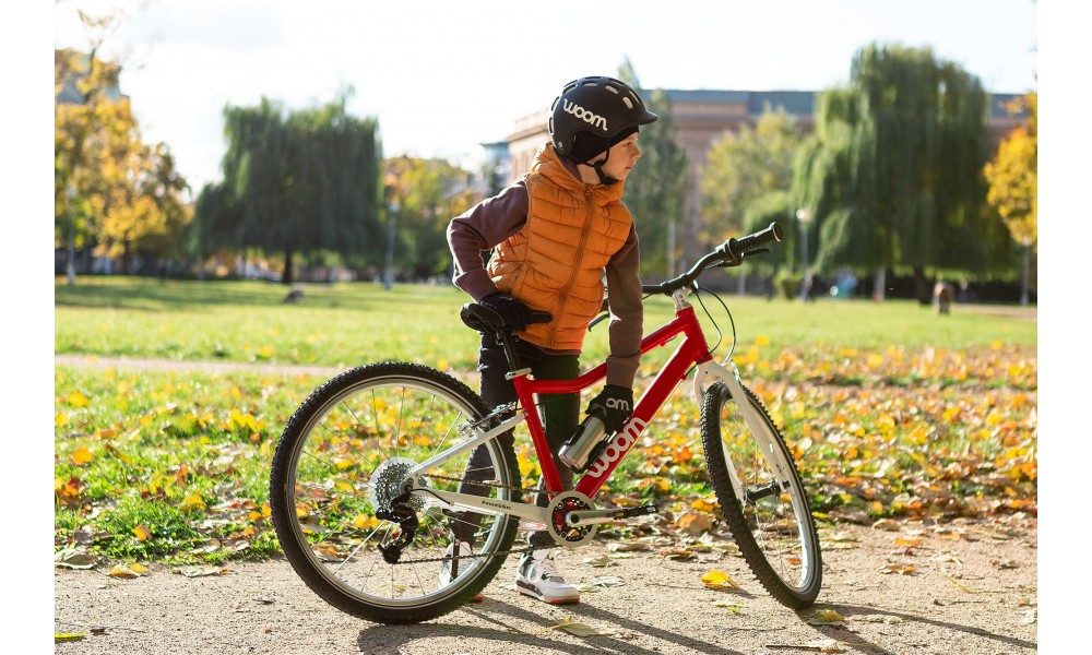 Kask rowerowy Woom Kids - czarny