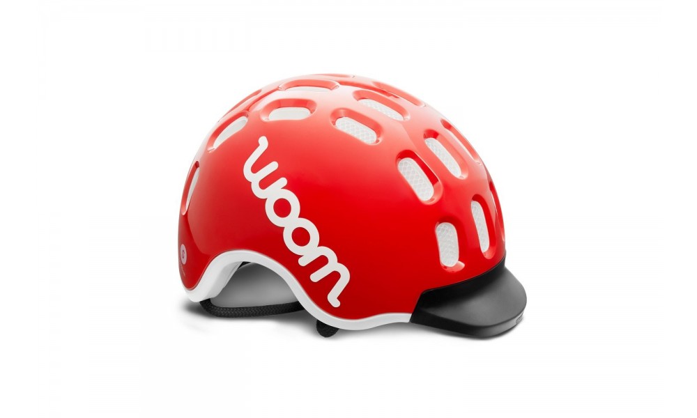 Kask rowerowy Woom Kids - czerwony