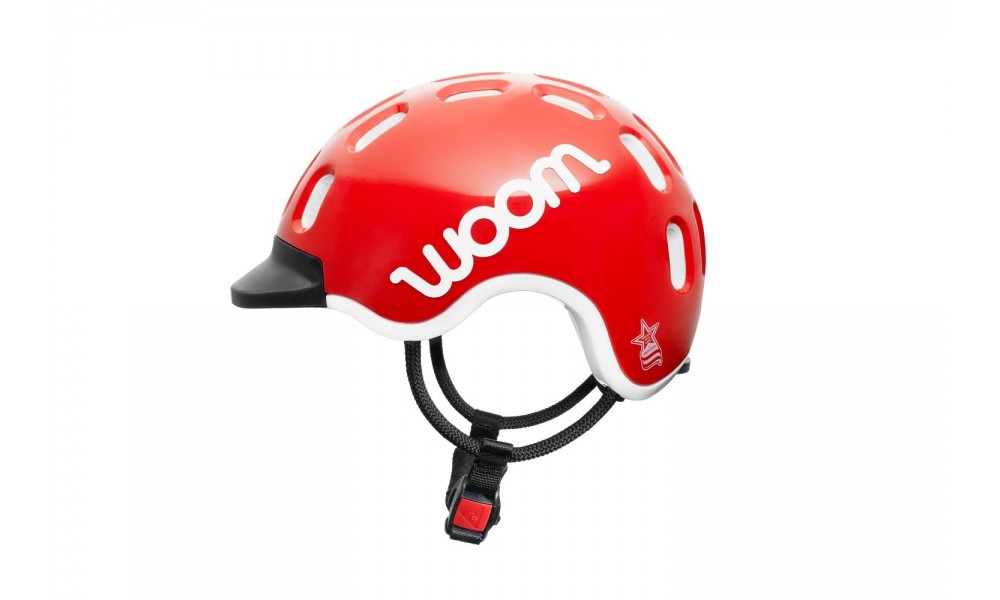 Kask rowerowy Woom Kids - czerwony