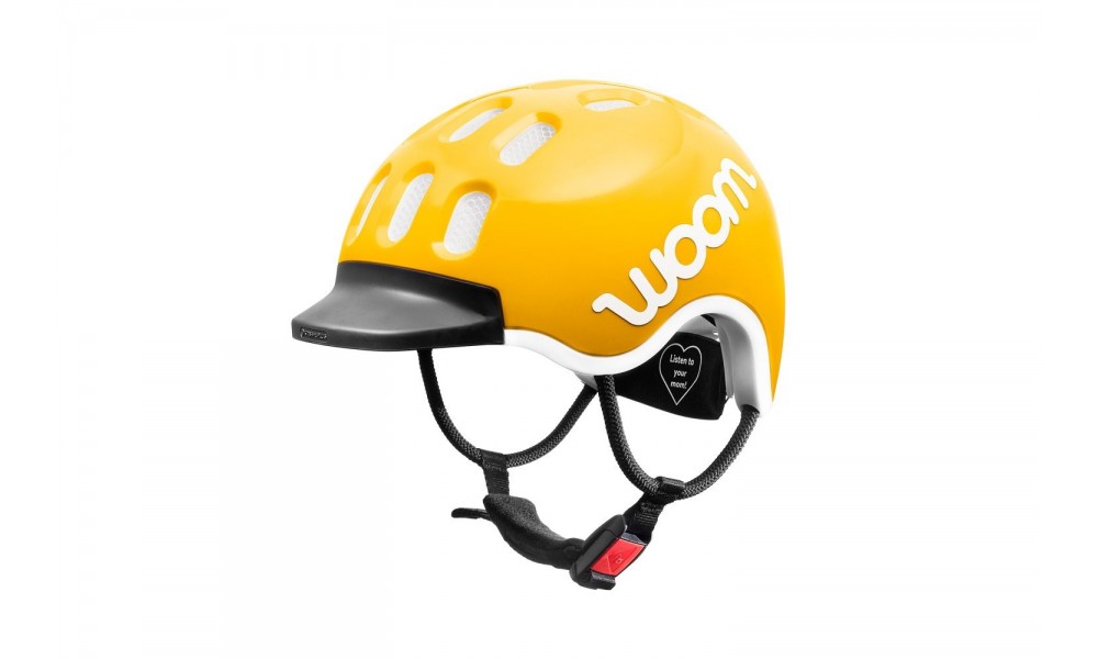 Kask rowerowy Woom Kids - żółty