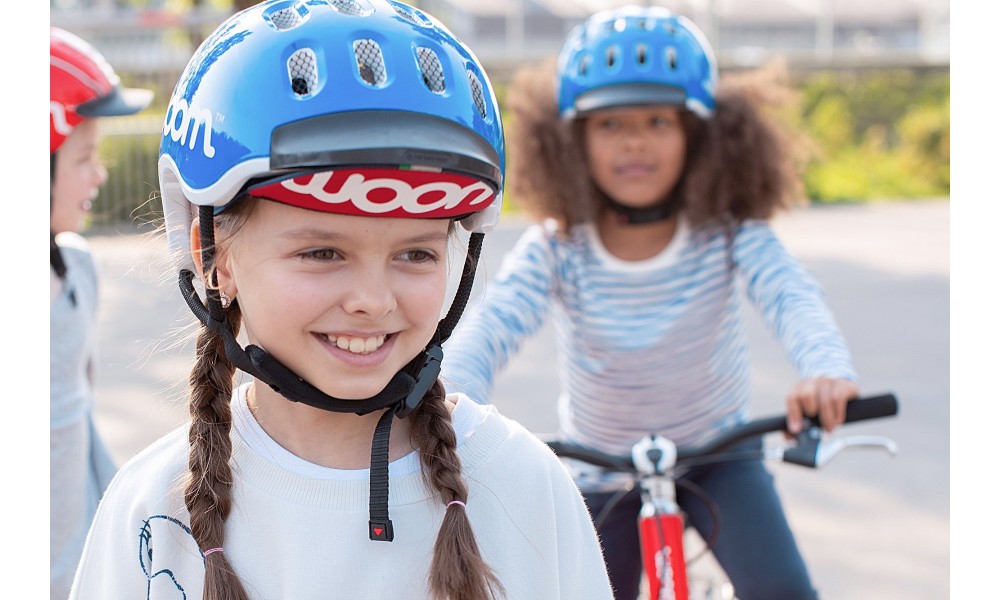 Kask rowerowy Woom Kids - niebieski
