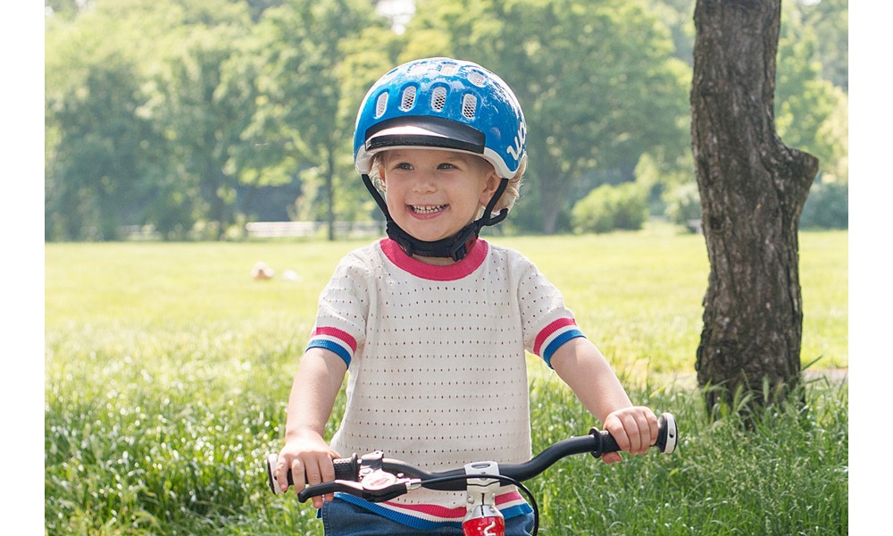 Kask rowerowy Woom Kids - niebieski