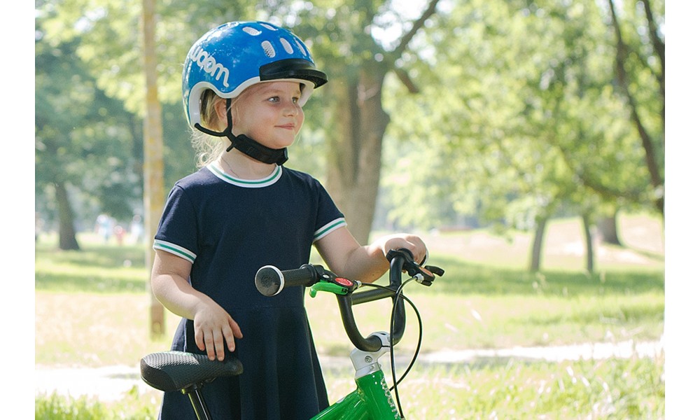 Kask rowerowy Woom Kids - niebieski