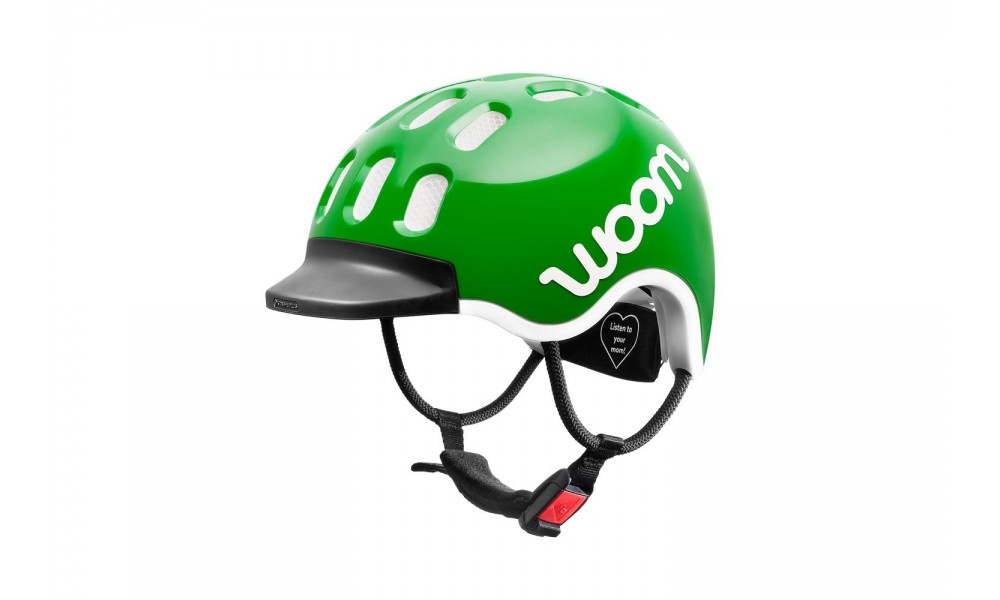 Kask rowerowy Woom Kids - zielony