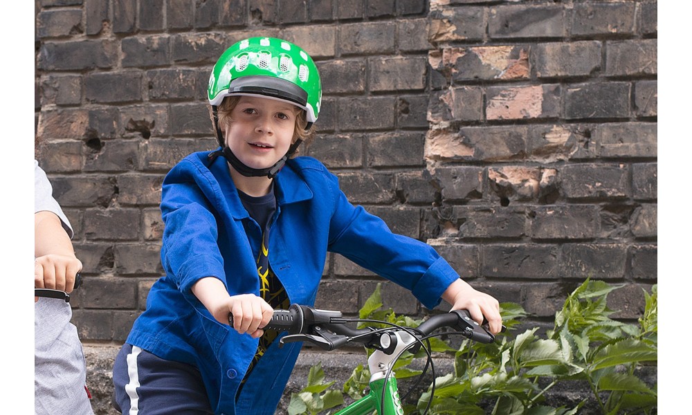 Kask rowerowy Woom Kids - zielony