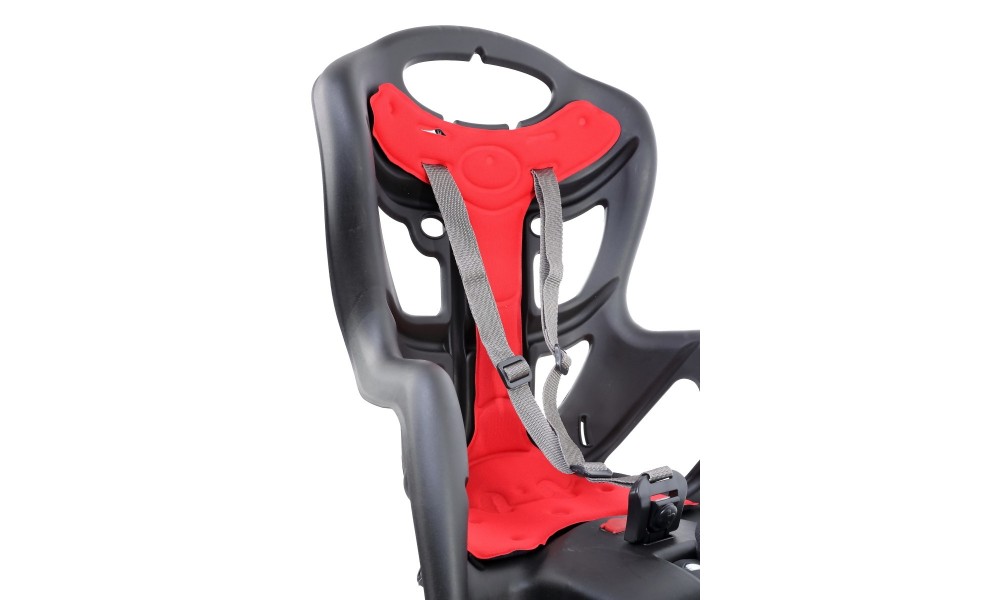 Fotelik Bellelli Pepe Lux Clamp na bagażnik - czarno-czerwony