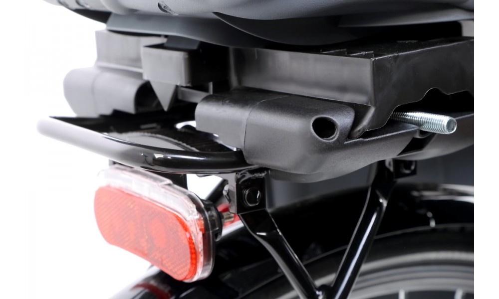 Fotelik Bellelli Pepe Lux Clamp na bagażnik - szaro-czerwony