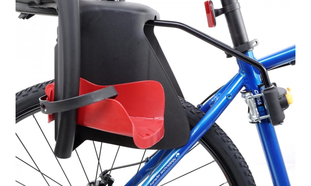 Fotelik Bellelli Pepe Standard do ramy - czarno-czerwony