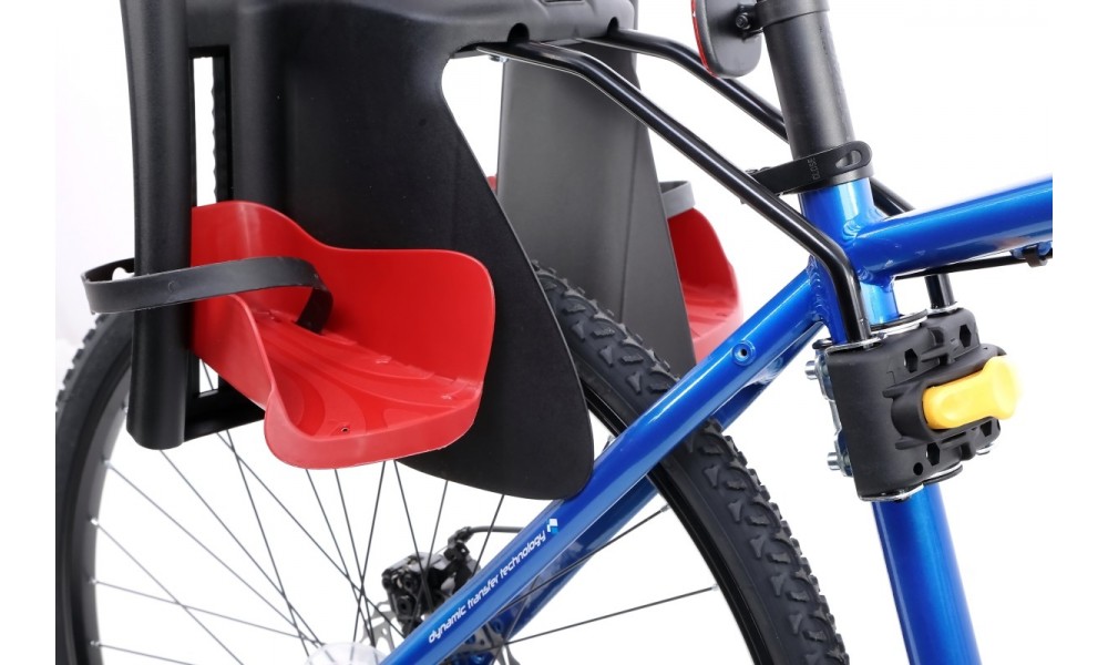 Fotelik Bellelli Pepe Standard do ramy - czarno-czerwony