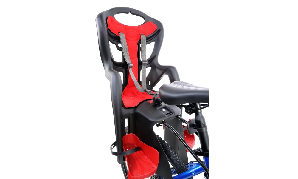 Fotelik Bellelli Pepe Standard do ramy - czarno-czerwony