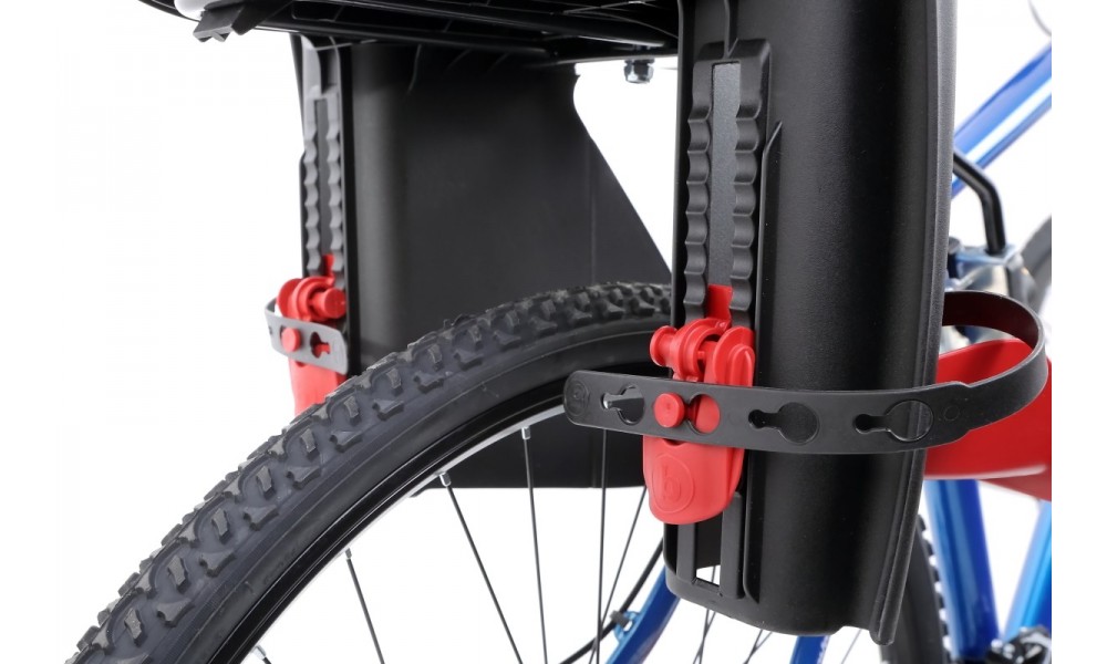 Fotelik Bellelli Pepe Standard do ramy - czarno-czerwony