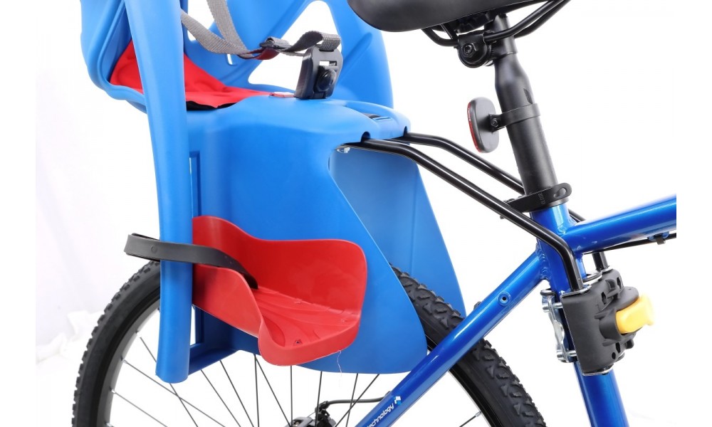 Fotelik Bellelli Pepe Standard do ramy - niebiesko-czerwony