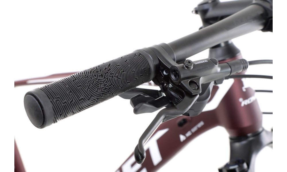 Rower górski Romet Mustang M6 - bordowo-biały